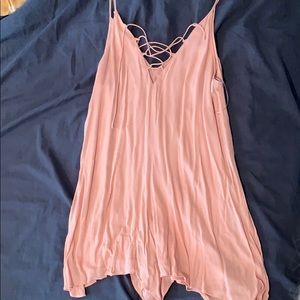 Peach colored romper